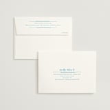 "darby" - Wedding Thank You Cards in Azure by Kelly Watkins - FREE Recipient Addressing