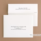 "Modern Squares" - Wedding Thank You Cards in Flamingo by FRANI - FREE Recipient Addressing