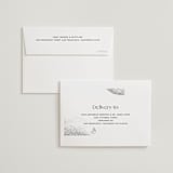 "Forever" - Wedding Thank You Cards in Ink by Blustery August - FREE Recipient Addressing