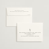 "Floral Emblem" - Wedding Thank You Cards in Cream by Baumbirdy - FREE Recipient Addressing