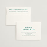 "The Palm" - Wedding Thank You Cards in Flamingo by Pixel and Hank - FREE Recipient Addressing