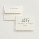 "Wreath In Bloom" - Wedding Thank You Cards in Lake by Leah Bisch - FREE Recipient Addressing