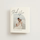 "Merge" - Wedding Thank You Cards in Cloud by Pixel and Hank - Front