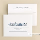 "Flourish" - Wedding Thank You Cards in Bluemoon by Jen Owens - FREE Recipient Addressing