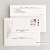 "Eternity Script" - Wedding Thank You Cards in Blush by Michelle Taylor - FREE Recipient Addressing