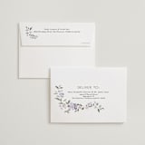 "Sweeping Vine" - Wedding Thank You Cards in Periwinkle by Itsy Belle Studio - FREE Recipient Addressing