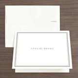 "Field" - Wedding Thank You Cards in Ash by Megan Davis - Front