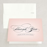 "Big City - San Francisco" - Wedding Thank You Cards in Blush by Hooray Creative - Front