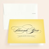 "Big City - Los Angeles" - Wedding Thank You Cards in Lemondrop by Hooray Creative - Front