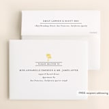 "Big City - Los Angeles" - Wedding Thank You Cards in Lemondrop by Hooray Creative - FREE Recipient Addressing