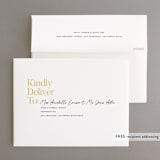 "Brooklynite" - Wedding Thank You Cards in Bisque by Annie Clark - FREE Recipient Addressing
