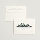 "Vintage Botanicals" - Wedding Thank You Cards in Sage by GeekInk Design - FREE Recipient Addressing