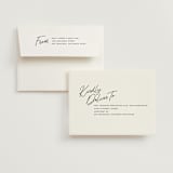 "Adriana" - Wedding Thank You Cards in Cotton by Hooray Creative - FREE Recipient Addressing