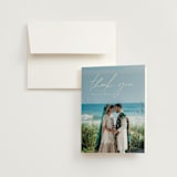 "Everlasting Love" - Wedding Thank You Cards in Linen by Brandy Folse - Front