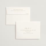 "Everlasting Love" - Wedding Thank You Cards in Linen by Brandy Folse - FREE Recipient Addressing