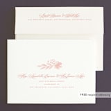 "Summer Bliss" - Wedding Thank You Cards in Blush by Grace Kreinbrink - FREE Recipient Addressing