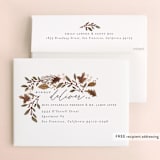 "Autumn Stroll" - Wedding Thank You Cards in Moody by Erin German - FREE Recipient Addressing