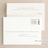 "Juniper" - Wedding Thank You Cards in Blush by Mere Paper - FREE Recipient Addressing