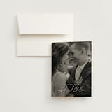 "Happily Ever After" - Wedding Thank You Cards in Buff by Sara Hicks Malone - Front