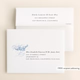"Poetic Blue" - Wedding Thank You Cards in Sky by Qing Ji - FREE Recipient Addressing