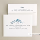 "Wonderful Tonight" - Wedding Thank You Cards in Neptune by Creo Study - FREE Recipient Addressing