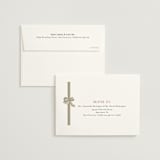 "Ruban en Fleur" - Wedding Thank You Cards in Rose by Itsy Belle Studio - FREE Recipient Addressing