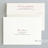 "Enchanting Plum" - Wedding Thank You Cards in Deep Plum by Phrosné Barwood - FREE Recipient Addressing