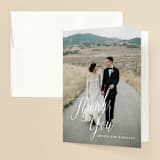 "Nothing Compares To You" - Wedding Thank You Cards in Cream by Design Lotus - Front