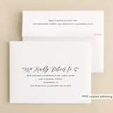 "Nothing Compares To You" - Wedding Thank You Cards in Cream by Design Lotus - FREE Recipient Addressing
