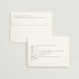 "Amara" - Wedding Thank You Cards in Sand by Robert and Stella - FREE Recipient Addressing