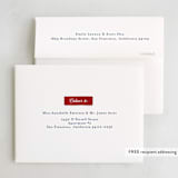 "Quilted Fourth" - Wedding Thank You Cards in Ruby by frau brandt - FREE Recipient Addressing