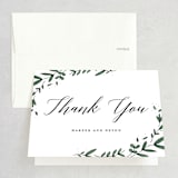 "Floral Wreath" - Wedding Thank You Cards in Fresh by Kelly Schmidt - Front