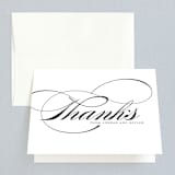 "Waltz" - Wedding Thank You Cards in Tuxedo by Lori Wemple - Front