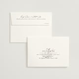 "Mystique" - Wedding Thank You Cards in Linen by Ashley Rosenbaum - FREE Recipient Addressing