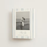 "Coastal crest" - Wedding Thank You Cards in Ocean by Creo Study - Front