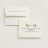 "Coastal crest" - Wedding Thank You Cards in Ocean by Creo Study - FREE Recipient Addressing