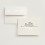 "Linea" - Wedding Thank You Cards in Noir by Pixel and Hank - FREE Recipient Addressing