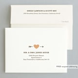 "Love Struck" - Wedding Thank You Cards in Pale Salmon by The Social Type - FREE Recipient Addressing