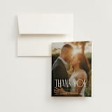 "All Type" - Wedding Thank You Cards in Daydream by Pixel and Hank - Front