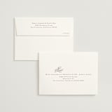 "Delicate monogram" - Wedding Thank You Cards in Blush by Lucrecia Caporale - FREE Recipient Addressing