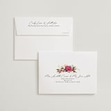 "Lush" - Wedding Thank You Cards in Magenta by Susan Moyal - FREE Recipient Addressing
