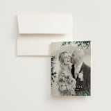 "Juniper" - Wedding Thank You Cards in Emerald by Kate Ahn - Front