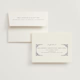 "Nouveau Frame" - Wedding Thank You Cards in Delphinium by Ashley DeMeyere - FREE Recipient Addressing