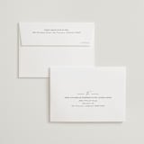 "Sector" - Wedding Thank You Cards in Snow by Kaydi Bishop - FREE Recipient Addressing