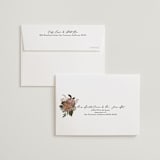 "Peonies & Sage" - Wedding Thank You Cards in Fawn by Susan Moyal - FREE Recipient Addressing