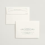 "Chantilly" - Wedding Thank You Cards in Emerald by Kimberly Morgan - FREE Recipient Addressing