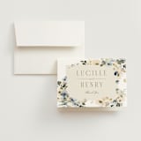 "Swept Away" - Wedding Thank You Cards in Petal by Leah Bisch - Front