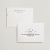 "Encapsulated" - Wedding Thank You Cards in Black Tie by Hooray Creative - FREE Recipient Addressing