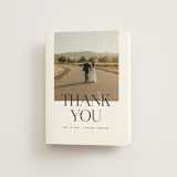 "Photographie" - Wedding Thank You Cards in Noir by Christie Garcia - Front