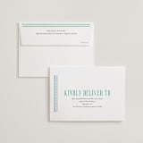 "Embroidery" - Wedding Thank You Cards in Noche by Jackie Crawford - FREE Recipient Addressing